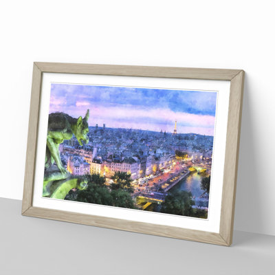 Paris Skyline Vol.2 - Picture Frame Painting