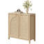 Boho - Buffet en rotin avec tablettes réglables-362371662