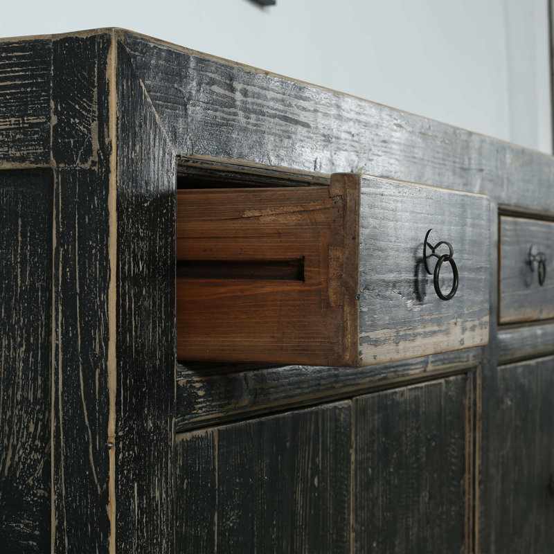 119'' W Sideboard, Black