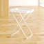 Kline Tray Top Cross Legs End Table-27309136-27309137