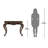 King Frederic Console Table