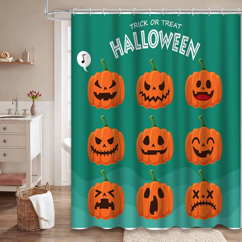 Rideau de douche transparent transparent, rideaux de douche pour la salle de bain avec 12 crochets, 72" L x 72" W