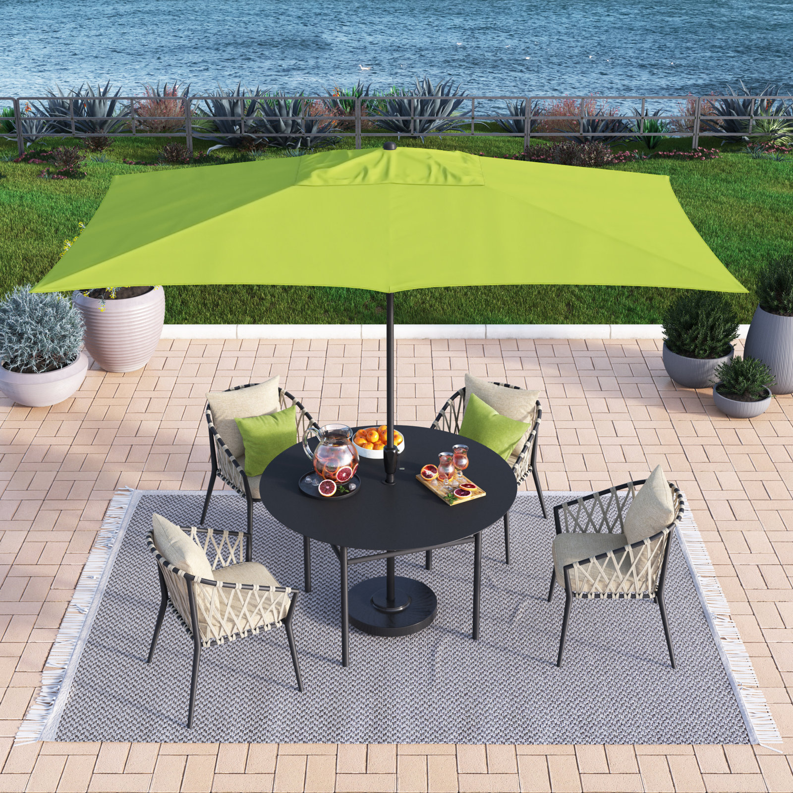 Toscana 5.8' Umbrella, Lime