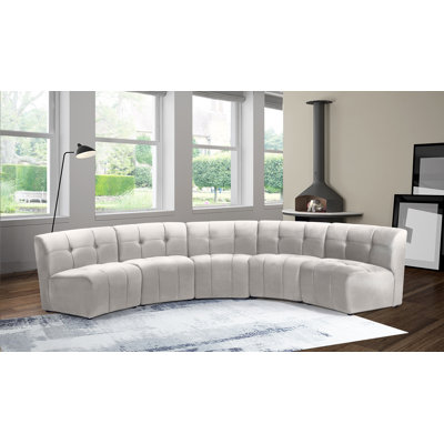 Jedson Velvet Sectional Symmetrical