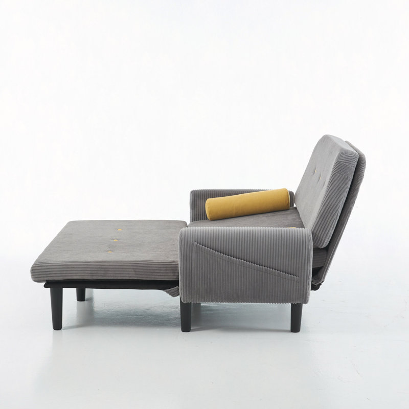 Causeuse inclinable Corduroy, Gris