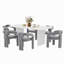 Ensemble de table de salle à manger moderne à double piédestal-142240926-142240921
