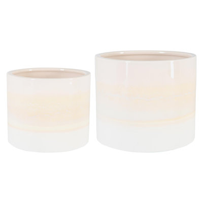Nicola Spring - Reactive Glaze Plant Pots - 2 Sizes