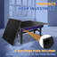 Plateau de table de tennis de table pliable et portable de taille moyenne 6 * 3 pi noir pour jeux d'intérieur-121198721-121198720