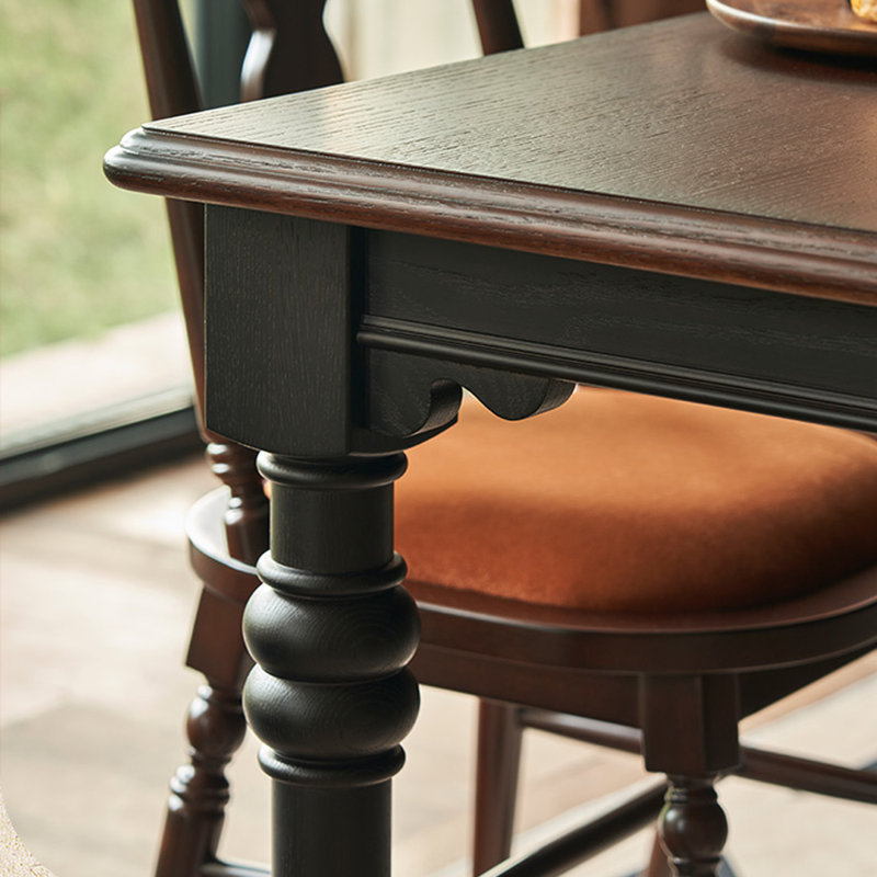 Table de salle à manger rectangulaire French Home, H 30,31 po x L 70,87 po x l 35,43 po