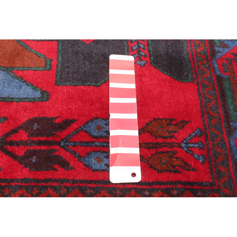 Teimani Red Rug 3'4" x 6'7"