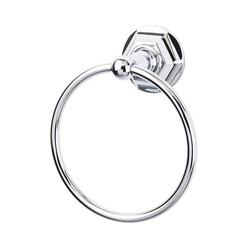 Edwardian Bath  Towel Ring, Polished Chrome