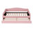 Stylish Upholstered Daybed with Integrated LED Lighting and Trundle, Offering Comfort and Functionality for Small Spaces and Overnight Guests-1461867188-1461867179