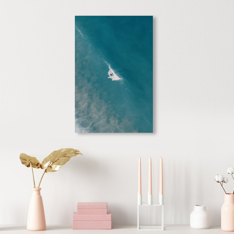 Aquamarine Breath Print by Oliver Gal, 15"H x 10"W, Gallery Wrapped