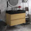 36 po Meuble-lavabo simple mural avec plateau-102693051