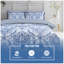 Polycotton Damask Duvet Cover Set with Matching Pillowcases - Soft Yarn Bedding-5416105-5416106