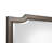 Drawer Dresser With Shaped Mirror