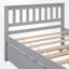 Lit plateforme simple en bois massif Boca-2100544915