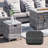 Alseepa 5 - Person Patio Conversation Set with Cushions