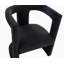 Fauteuil demi-tonneau en velours Dounton-658100481
