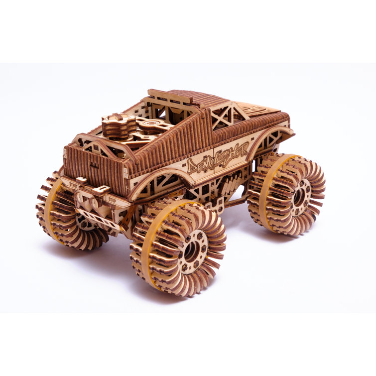 Wooden.City - Wooden Truck Kit Model Cars to Build for Adults - Truck Model Kits to Build for Adults - Car Model Kit Wooden 3D Puzzles for Adults 