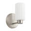 Éclairage pour meuble-lavabo à 1 lumière en nickel brossé 1 lumière Dungannon avec abat-jour en verre côtelé Opal-1108704695-1108704697