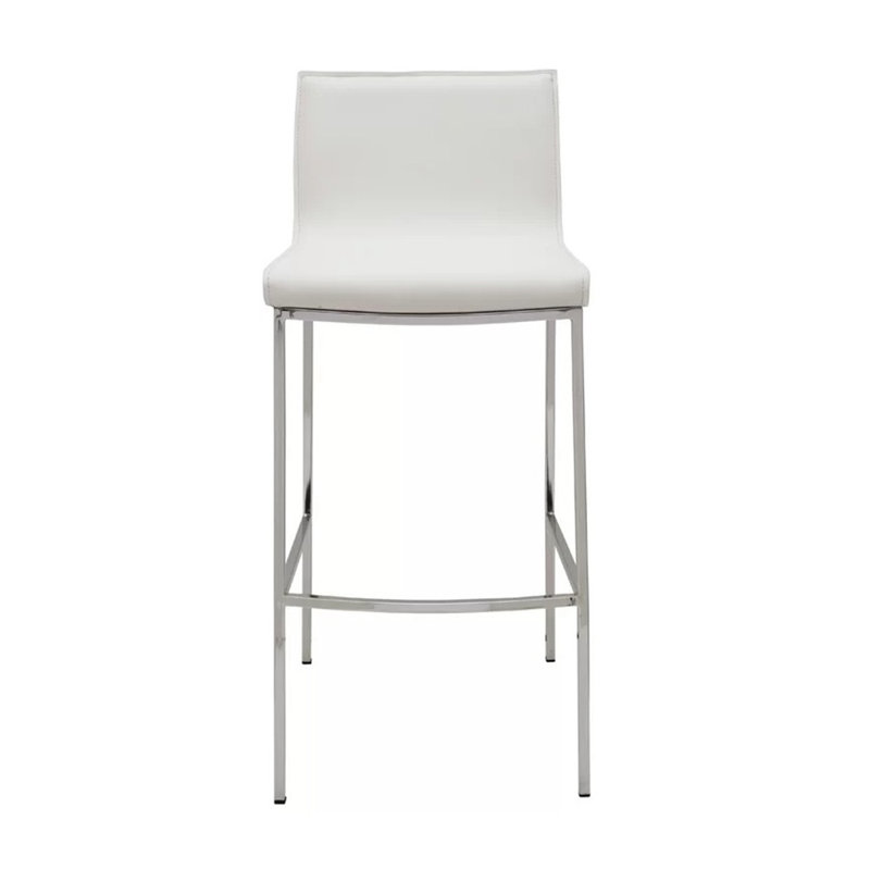 Tabouret de comptoir 26 po Cleaver, Blanc