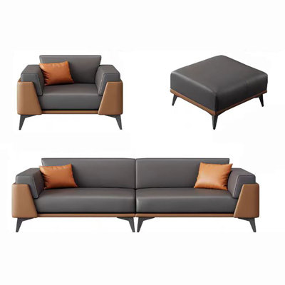 Simple modern business reception sofa set