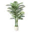 Faux palmier Adcock en pot de fleurs blanc, faux palmier vert, faux arbre-128604200