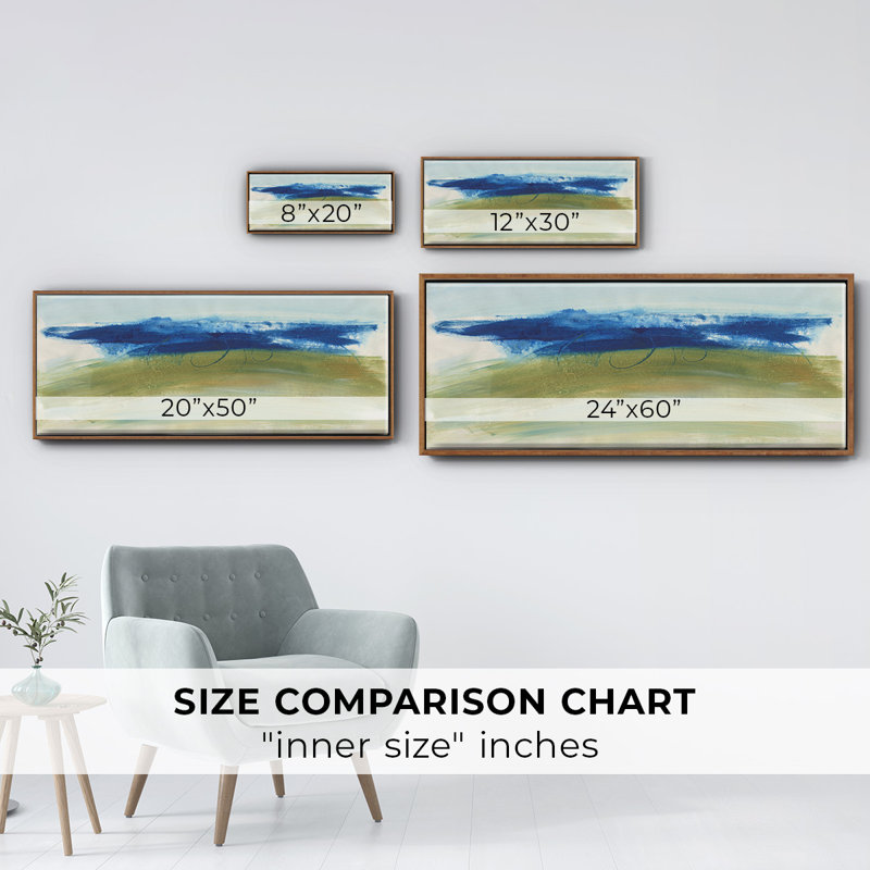 Mirages I- Framed Canvas