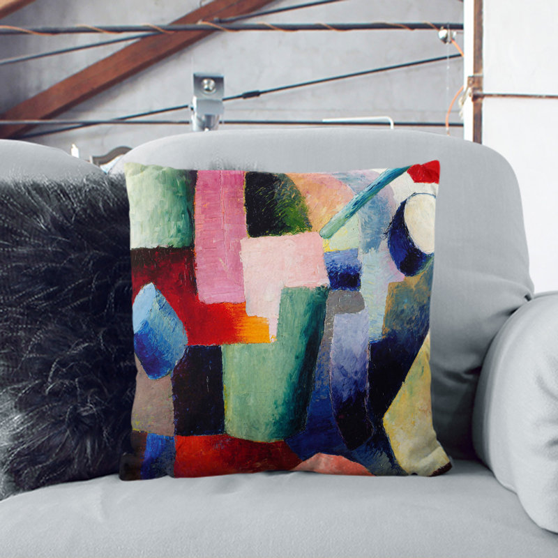Composition Vol.2 Square Throw Cushion, 55cm H x 55cm W x 20cm D