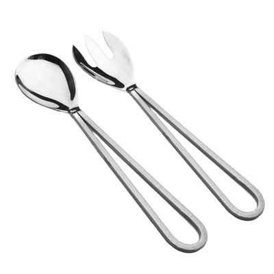 Depasquale 2 Piece Stainless Steel Hostess Set