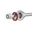 117cm Straight Shower Curtain Rod