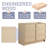 42'' Single Bathroom Vanity Base Only