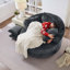 Chaise longue moderne avec 5 coussins amovibles pour le salon et la chambre à coucher-241121983