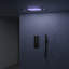 Thermostatic LED Rainfall Shower System, Ceiling Mounted Waterfall Showerhead with Handheld Spray-82331473