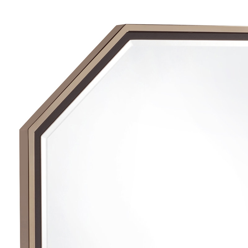 Miroir biseauté moderne et contemporain Allegro, Champagne