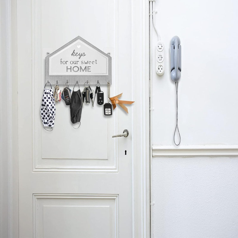 Lavertue Wall Organizer with Key Hooks