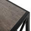 Table basse moderne pour chambre à coucher et salon, plateau en panneau de fibres à densité moyenne en bois trempé et bois naturel, table basse de style industriel-125538234