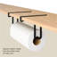 Wall-Mount Paper Towel Holder for Kitchen and Bathroom with Grips