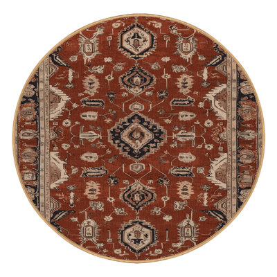 Machine Washable Persian Brown Area Rug