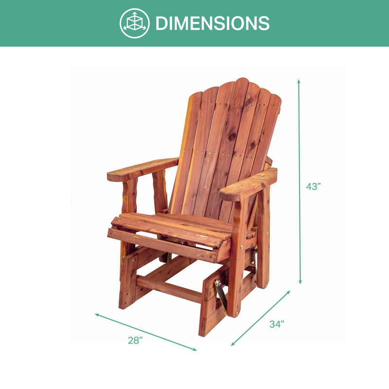 Wood Outdoor Glider