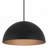 24" Diameter Integrated LED Black Pendant