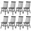 Ensemble de 8 chaises de salle à manger Windsor