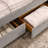 Daybed with Trundle Upholstered Tufted Sofa Bed, with Two Drawers, Queen Size, Boucle Fabric, Gray(88"x65.5"x29.5")