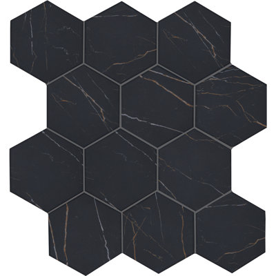 Carreau de sol en porcelaine mate hexagonale 8 po x 9 po Daltile Perpetuo (25 pièces par carton) (9,27 pieds carrés par carton)