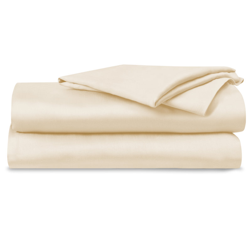Delara 100% Eucalyptus Lyocell TENCEL™ Cooling Sheet Set – Soft, Silky & Breathable, Fog