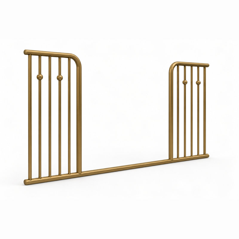Barrière de lit en métal pour tout-petit, Doré