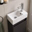 Kratos 390mm Single Bathroom Vanity with Integrated Polymarble Basin-59592087