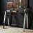 Sefield Glass Stainless Steel Writing Desk