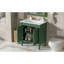 Meuble-lavabo et lavabo, rangement de salle de bain moderne en bois aggloméré 30 po
